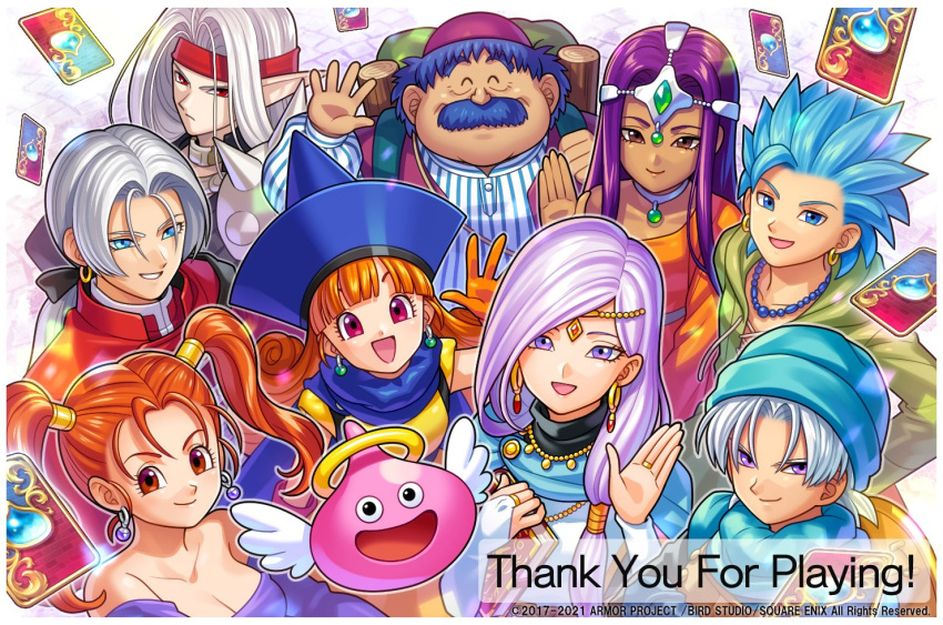 alena_(dq4), blue_eyes, blue_hair, breasts, camus_(dq11), dragon_quest, dragon_quest_iv, dragon_quest_ix