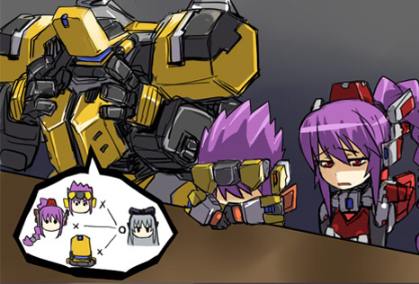 cosmic_break, failure, ivis, jikun_hu, jikun_long, mecha_musume, robot