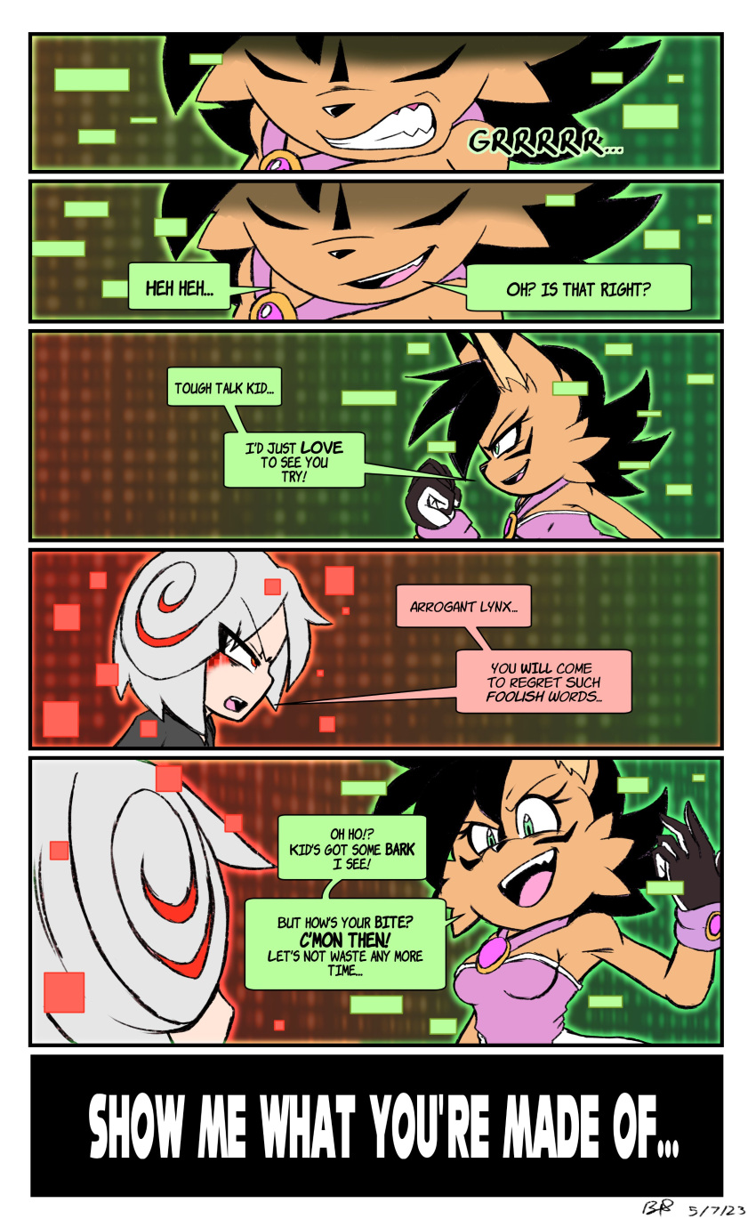 2girls, absurdres, animal_ears, animal_nose, b1uewhirlwind, black_dress, black_hair, cyberspace