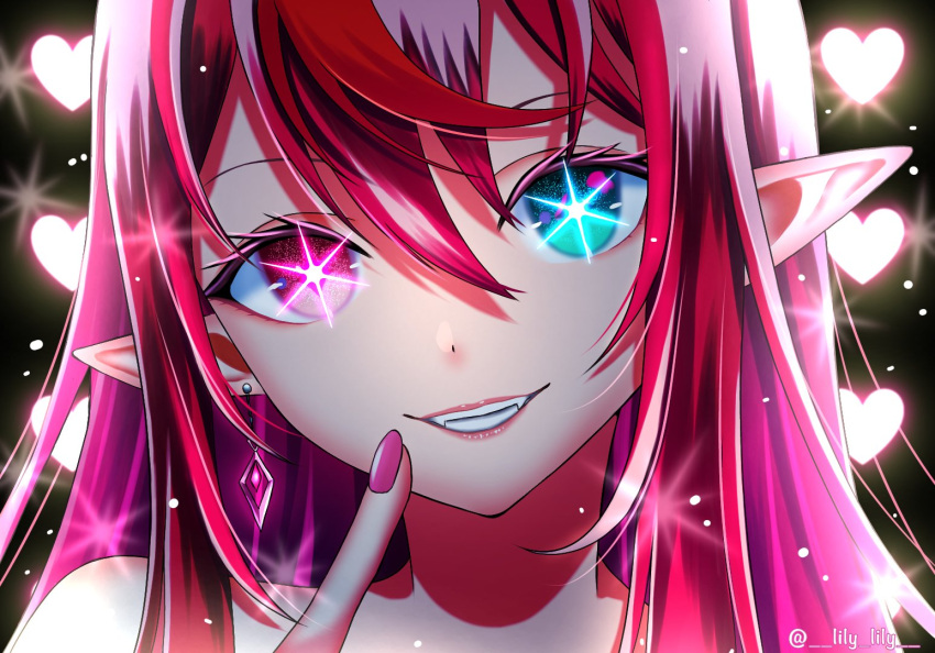1girl, blue_eyes, finger_to_mouth, head_tilt, heart, holocouncil, hololive, hololive_english