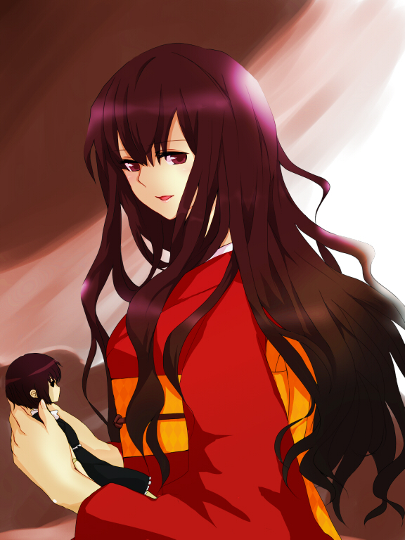 brown_eyes, doll, fatal_frame, fatal_frame_4, haibara_sakuya, japanese_clothes, kimono, long_hair