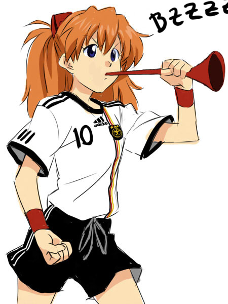 4chan, adidas, clenched_hand, clothes_writing, drawfag, germany, horn_(instrument), jersey