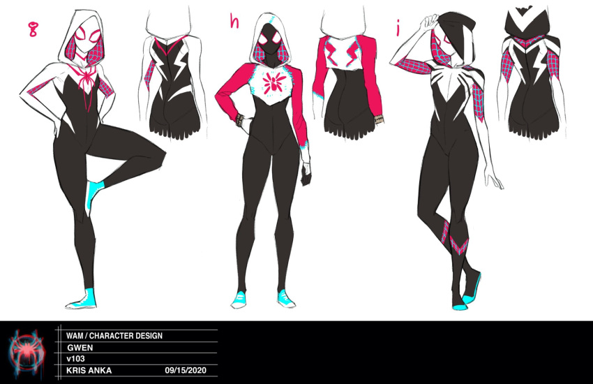 1girl, alternate_color, alternate_costume, aqua_footwear, black_bodysuit, bodysuit, concept_art, full_body