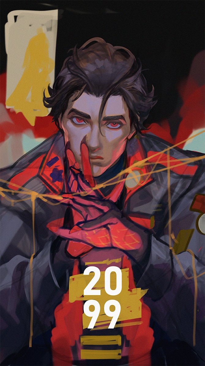 1boy, alternate_costume, blue_bodysuit, bodysuit, brown_hair, cheekbones, dark_skin, hair_slicked_back