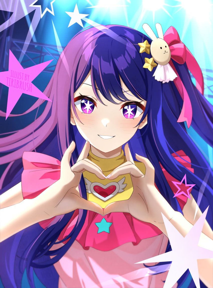 1girl, artist_name, bad_hands, commentary, dress, english_commentary, floating_hair, hair_between_eyes