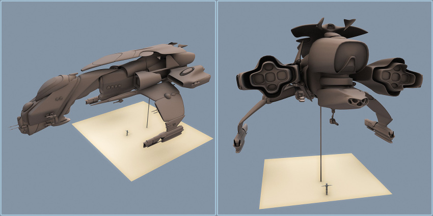 1other, 3d, ambiguous_gender, cannon, commentary, concept_art, corvette_(eve_online), eve_online