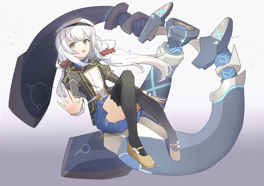 altina_orion, arkchsky, claiomh_solais_(kiseki), double-parted_bangs, eiyuu_densetsu, full_body, green_eyes, hat