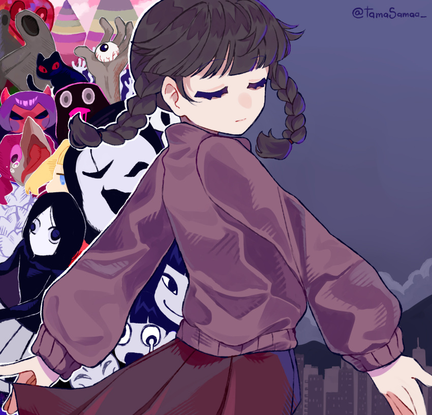 1boy, 6+girls, 6_9, :|, absurdres, animal, animal_ears, anniversary