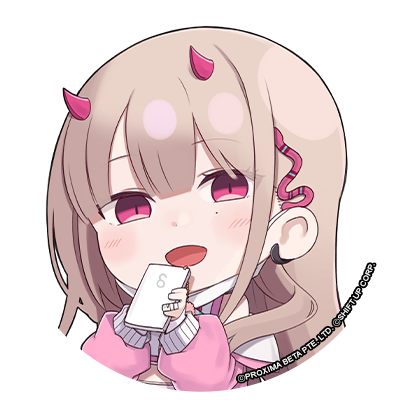 1girl, blue_nails, chibi, crop_top, goddess_of_victory:_nikke, hair_ornament, hands_up, holding