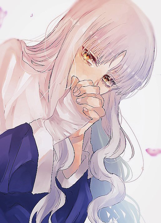 1girl, bandaged_hand, bandages, blue_dress, capelet, caren_hortensia, commentary_request, dress