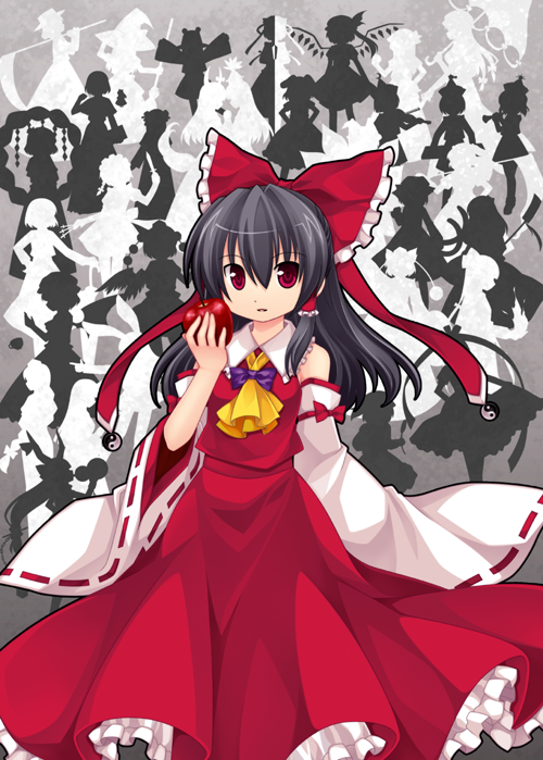 alice_margatroid, aoilio, apple, bad_apple!!, chen, elly, everyone, ex-keine