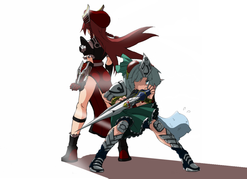 braid, ghost, hairband, hat, hong_meiling, kamen_rider, kamen_rider_blade, kamen_rider_blade_(series)
