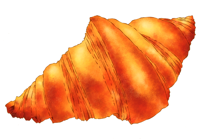 bread, croissant, food, food_focus, haboban, no_humans, original, simple_background, still_life, white_background