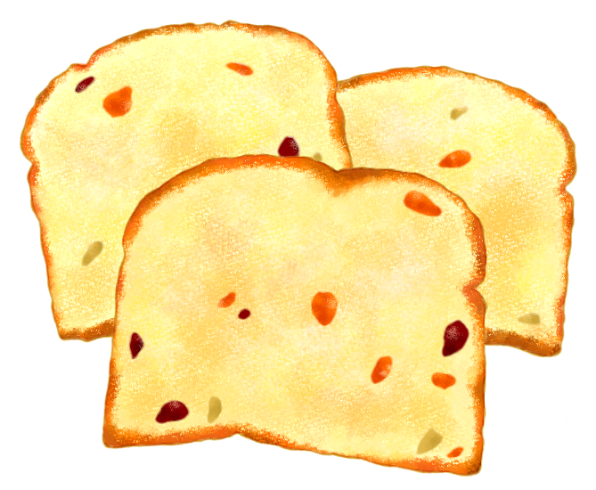 bread, commentary_request, food, food_focus, haboban, no_humans, original, raisin_(fruit)