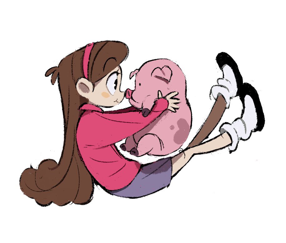 1boy, 1girl, animal, black_footwear, blush_stickers, brown_hair, eye_contact, face-to-face