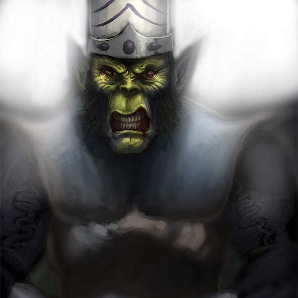 1boy, angry, blood, epic, fenris, furry, green_skin, male