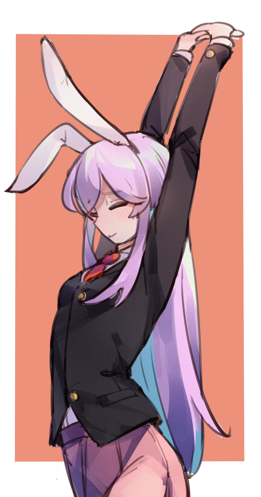 1girl, absurdres, animal_ears, black_jacket, blazer, collared_shirt, guming_diban, highres