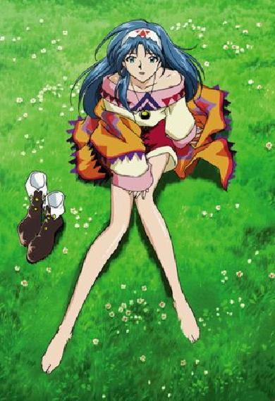 blue_hair, bromide, jpeg_artifacts, lucia_(lunar), lunar, lunar_2:_eternal_blue, official_art