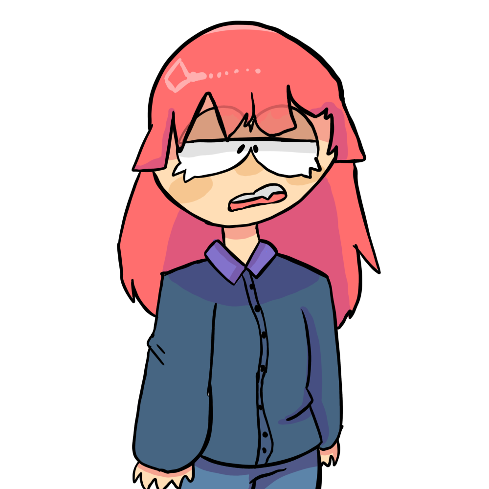 annoyed, blue_shirt, long_hair, neck_collar, non-web_source, redhead, shirt, south_park, standing