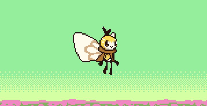 1other, animated, animated_gif, attract_(pokemon), blinking, brown_eyes, brown_scarf, closed_mouth