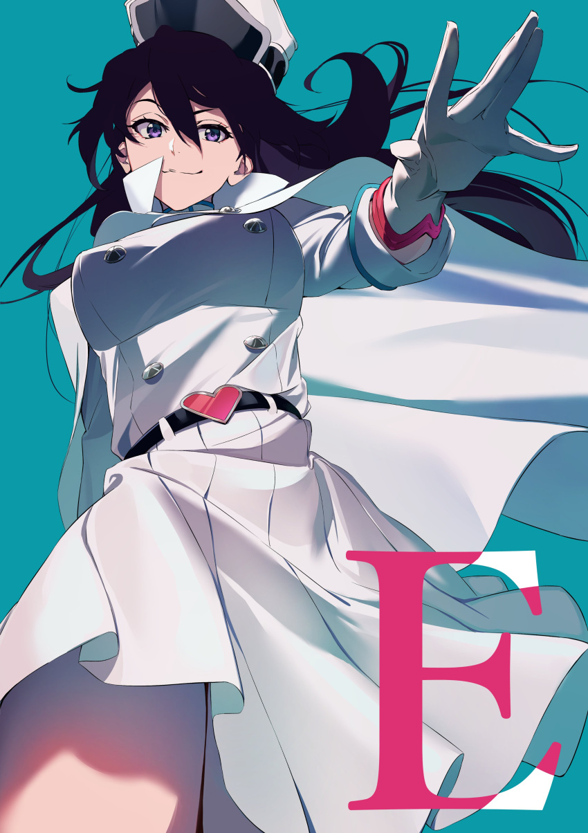 1girl, absurdres, bambietta_basterbine, bare_legs, belt, black_hair, bleach, bleach:_the_thousand-year_blood_war