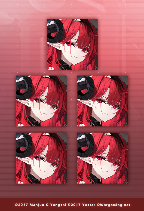 azur_lane, blunt_bangs, closed_mouth, expression_chart, furrowed_brow, hair_between_eyes, hairband, hindenburg_(azur_lane)