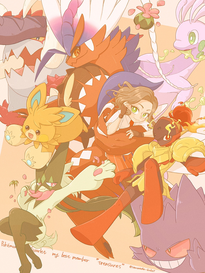 3girls, :3, animal_ears, animal_hands, animal_nose, arm_at_side, arm_up, armarouge