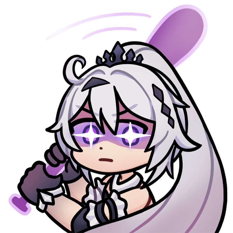 1girl, antenna_hair, chibi, crown, dress, flower_clothes, high_ponytail, honkai_(series)