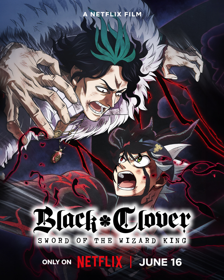 asta_(black_clover), black_clover:_sword_of_the_wizard_king, black_lightning, black_skin, body_markings, colored_skin, conrad_leto, demon_boy