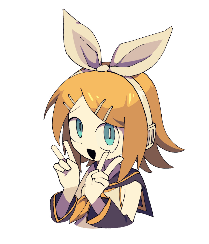 1girl, 9chrono0, aqua_eyes, bare_shoulders, black_sailor_collar, blonde_hair, blue_eyes, bow