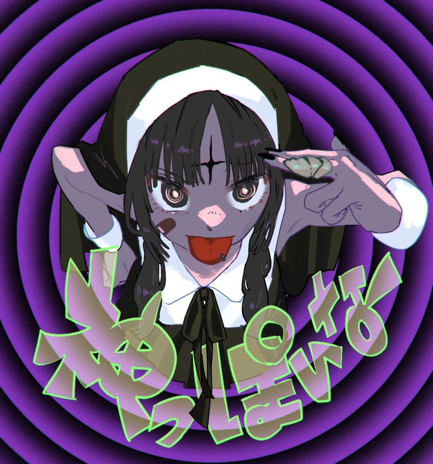 1girl, alternate_costume, alternate_eye_color, alternate_hair_color, armpits, bandaid, bandaid_on_cheek, bandaid_on_face