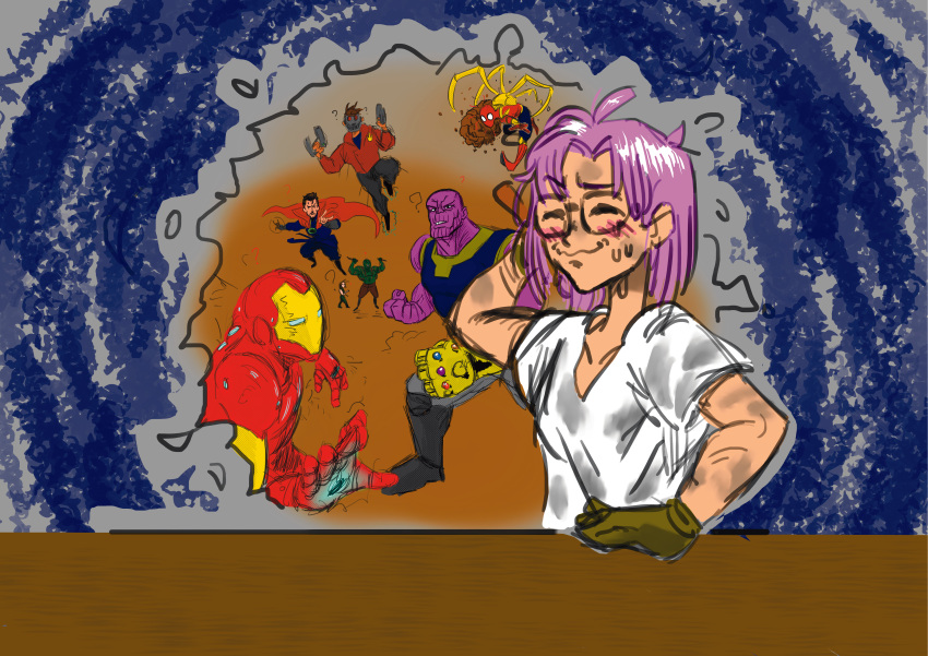 ?, absurdres, artist_request, chrono_trigger, colorized, doctor_strange, drax_the_destroyer, highres
