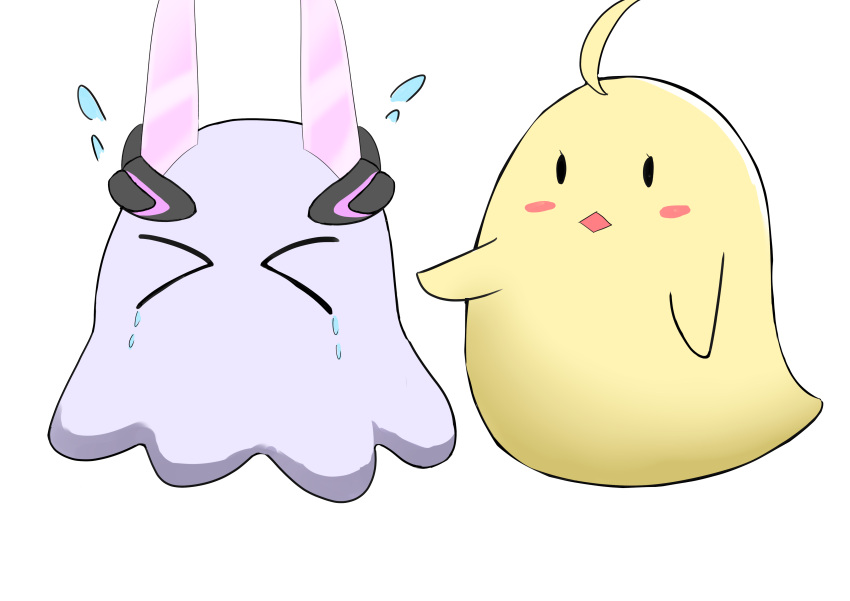 >_<, absurdres, animal_request, aoyama_yoshino, azur_lane, bocchi_the_rock!, commentary_request, crying