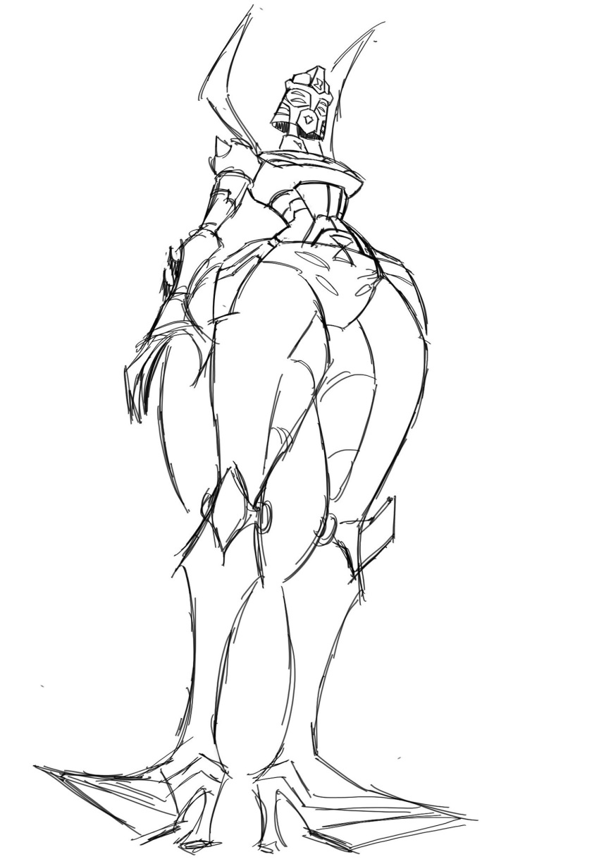 1girl, blackarachnia, breasts, color_request, curvy, fingernails, high_heels, highres