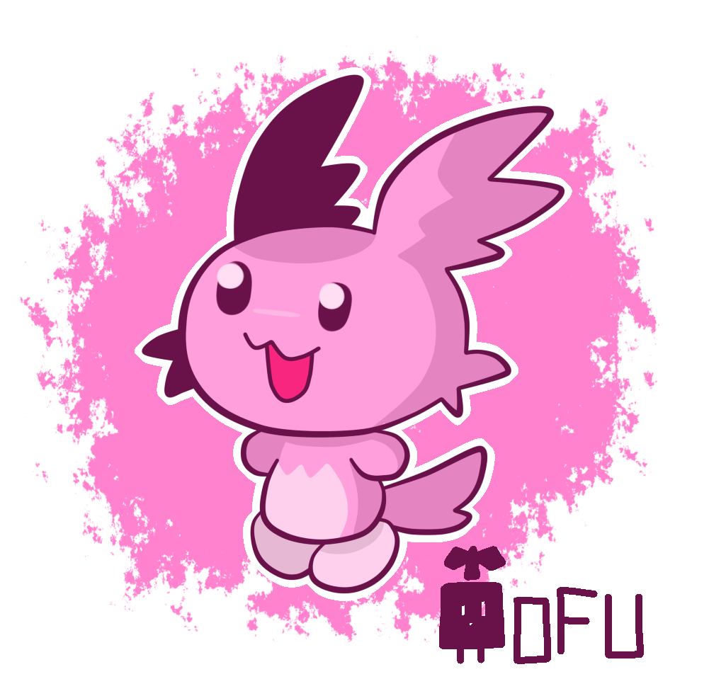 1girl, :3, ambiguous_species, angel, angel_wings, animal, animal_ear_fluff, chibi