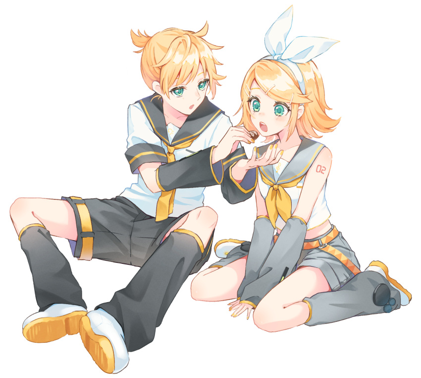 1boy, 1girl, ahoge, bare_shoulders, bass_clef, belt, between_legs, black_sailor_collar