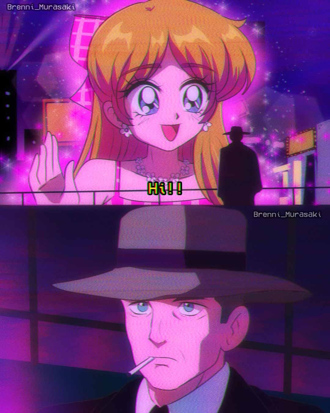 1990s_(style), 1boy, 1girl, barbie_(character), barbie_(franchise), barbie_(live_action), blonde_hair, blue_eyes