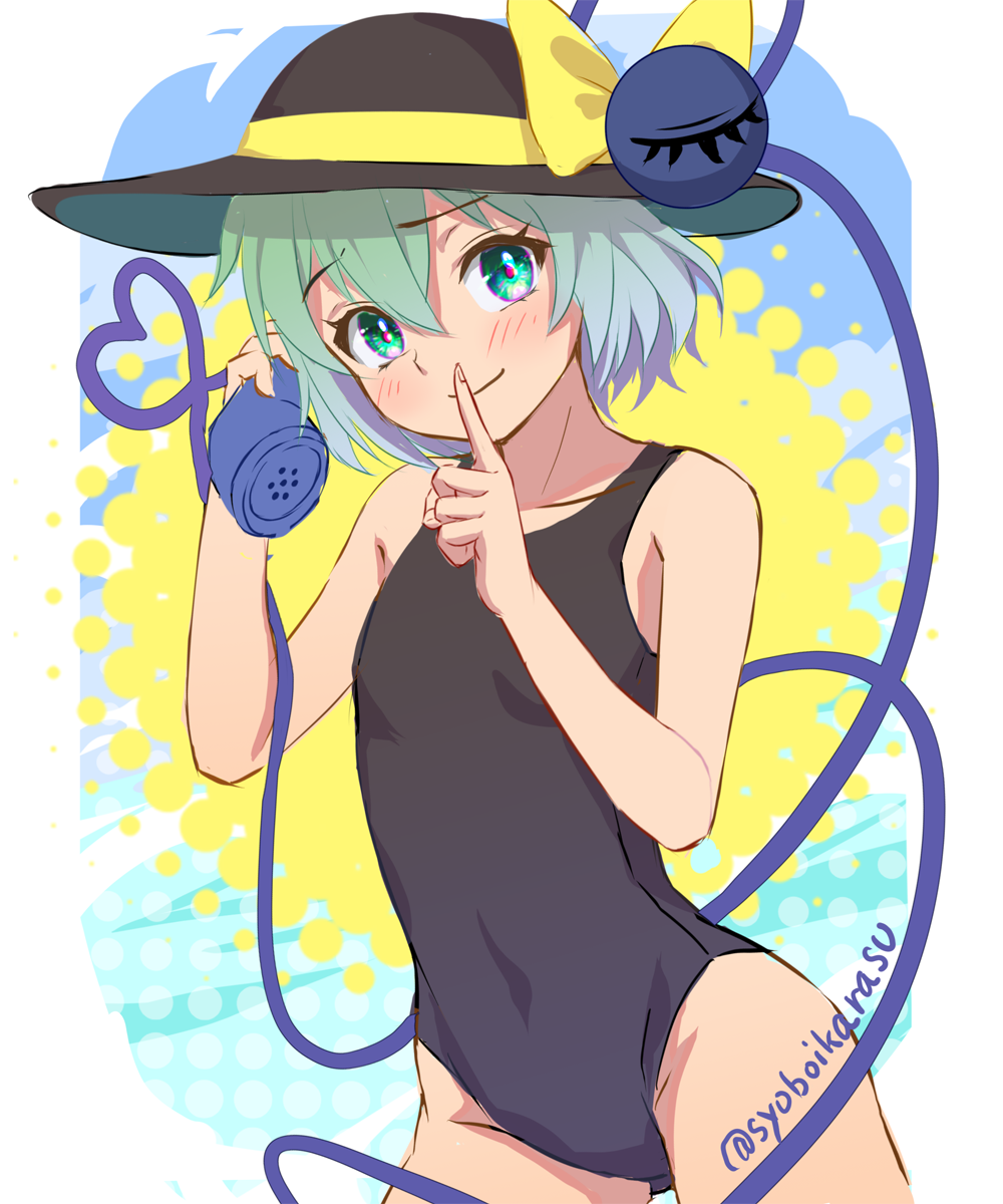1girl, alternate_costume, aqua_eyes, breasts, collarbone, commentary_request, contrapposto, covered_navel