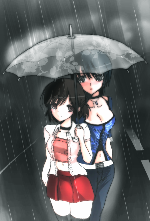 black_hair, blue_eyes, blush, brown_eyes, brown_hair, fatal_frame, fatal_frame_3, hinasaki_miku