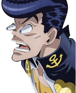 araki_hirohiko_(style), black_hair, blue_eyes, diamond_is_not_crash, grandguerrilla, higashikata_jousuke, jojo_no_kimyou_na_bouken, manga_panel_redraw