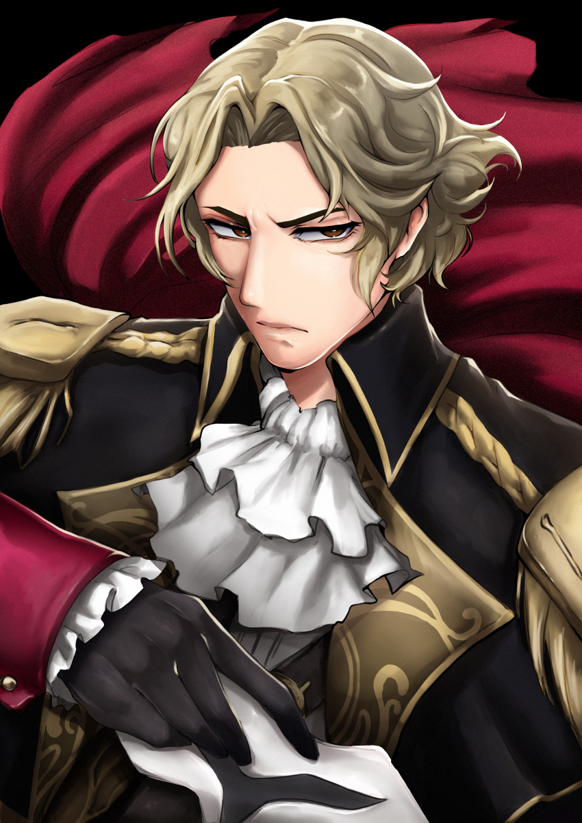 absurdres, blonde_hair, camus_(fire_emblem), cape, fire_emblem, fire_emblem:_mystery_of_the_emblem, fire_emblem:_shadow_dragon, fire_emblem_heroes