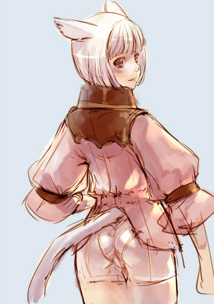 ass, bad_id, blonde_hair, branch_(artist), branch_(blackrabbits), brown_eyes, f'lhaminn, final_fantasy