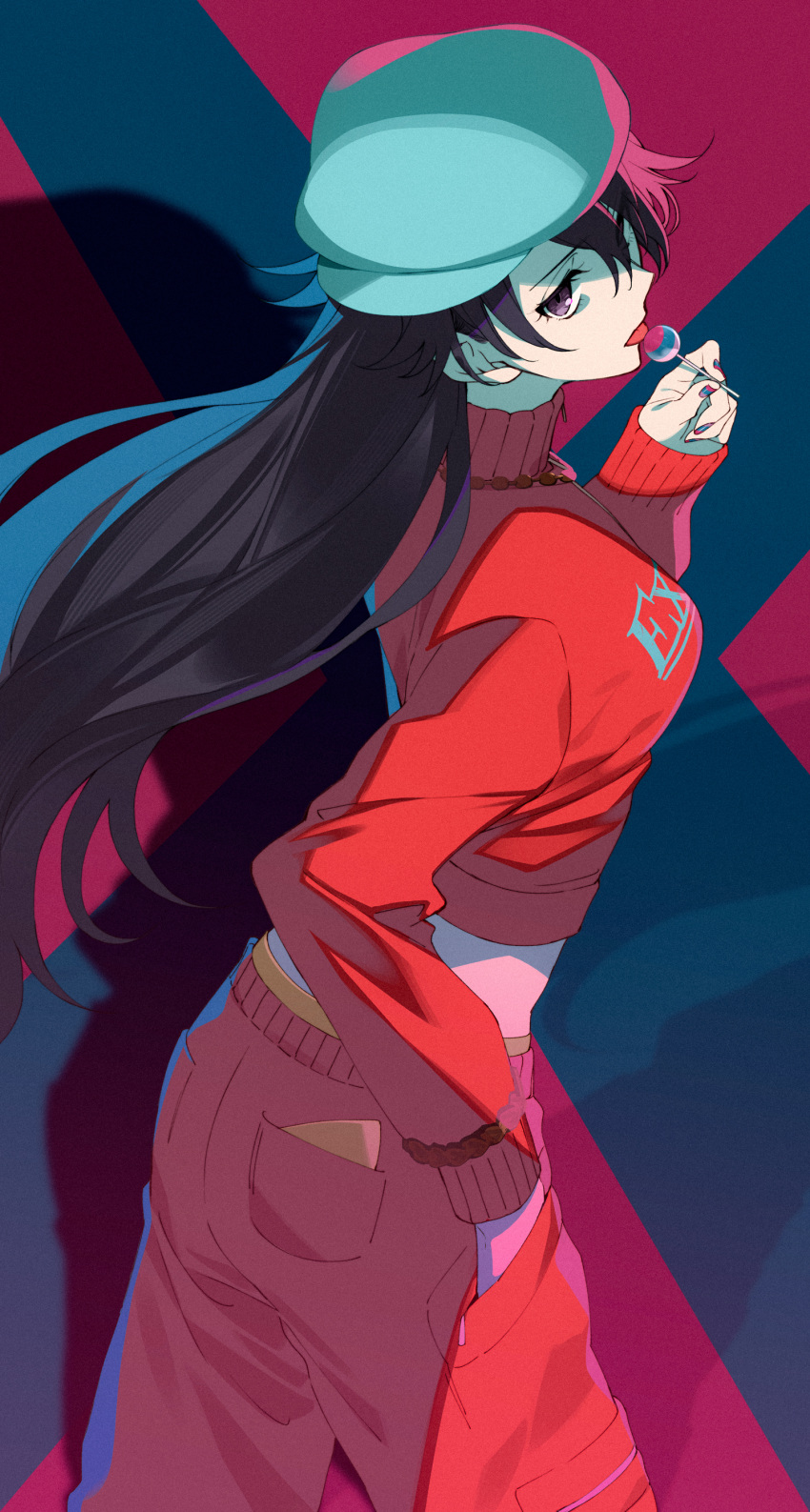 1girl, absurdres, alternate_costume, bambietta_basterbine, beret, black_hair, bleach, bleach:_the_thousand-year_blood_war