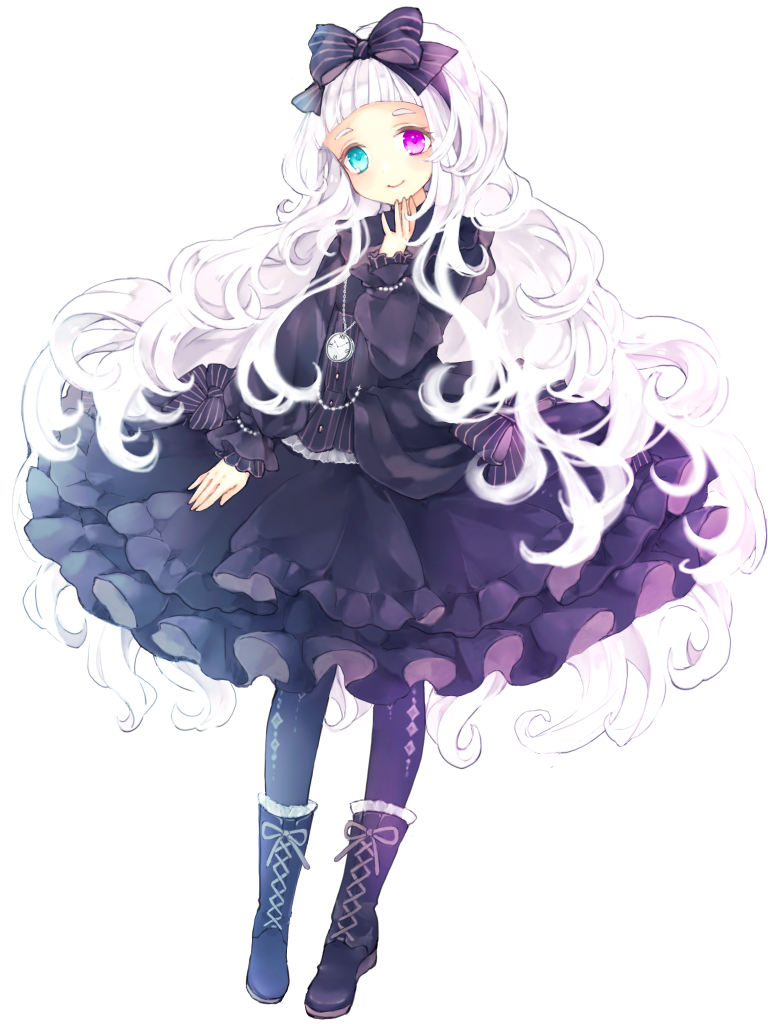 1girl, alice_snowlight, aqua_eyes, black_bow, black_dress, black_footwear, black_pantyhose, bow