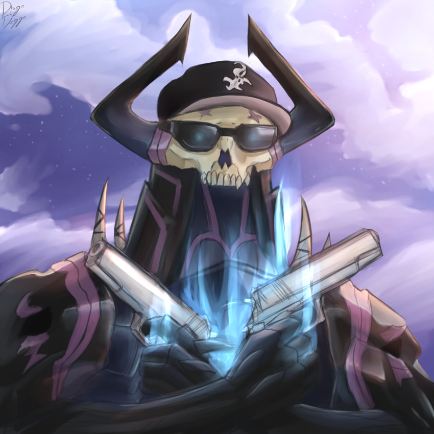 1other, baseball_cap, black_headwear, blue_fire, drogo_doggo, fate/grand_order, fate_(series), fire