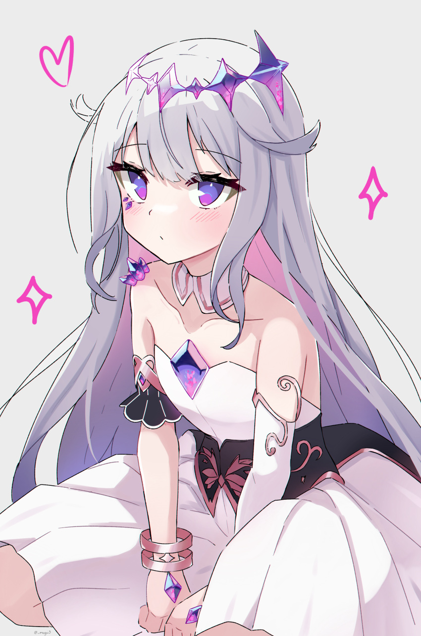 1girl, absurdres, armlet, bare_shoulders, black_corset, bracelet, breasts, bridal_gauntlets
