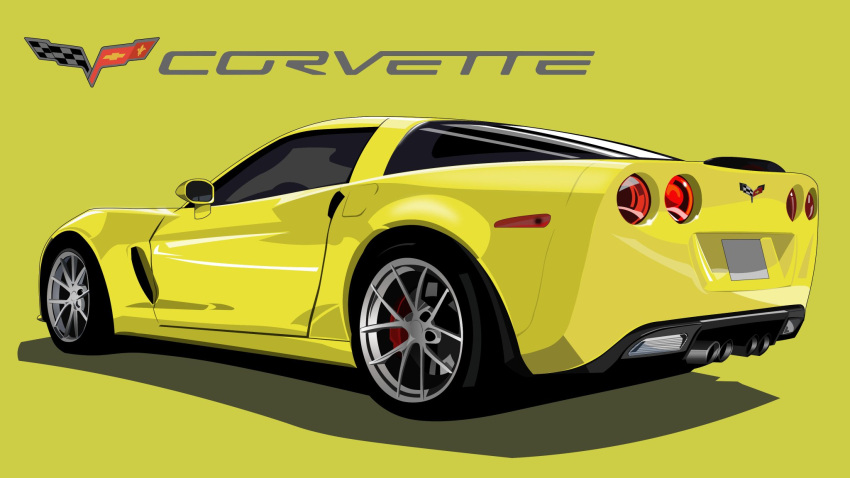 car, chevrolet, chevrolet_corvette, chevrolet_corvette_c6, highres, kaiware, motor_vehicle, no_humans