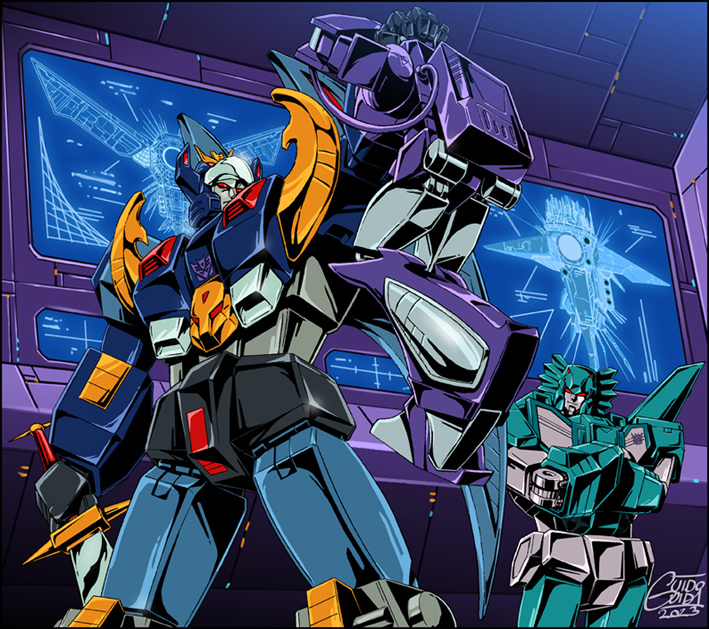 1980s_(style), 2023, artist_name, cable, crossed_arms, deathsaurus, decepticon, guido_guidi