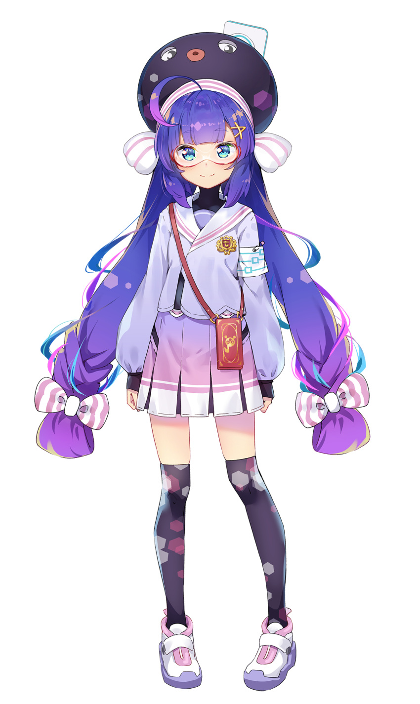 bad_source, eva_mashiro, highres, official_art, otomachi_una, otomachi_una_(voicepeak), tachi-e, talkex, transparent_background, twintails, voicepeak