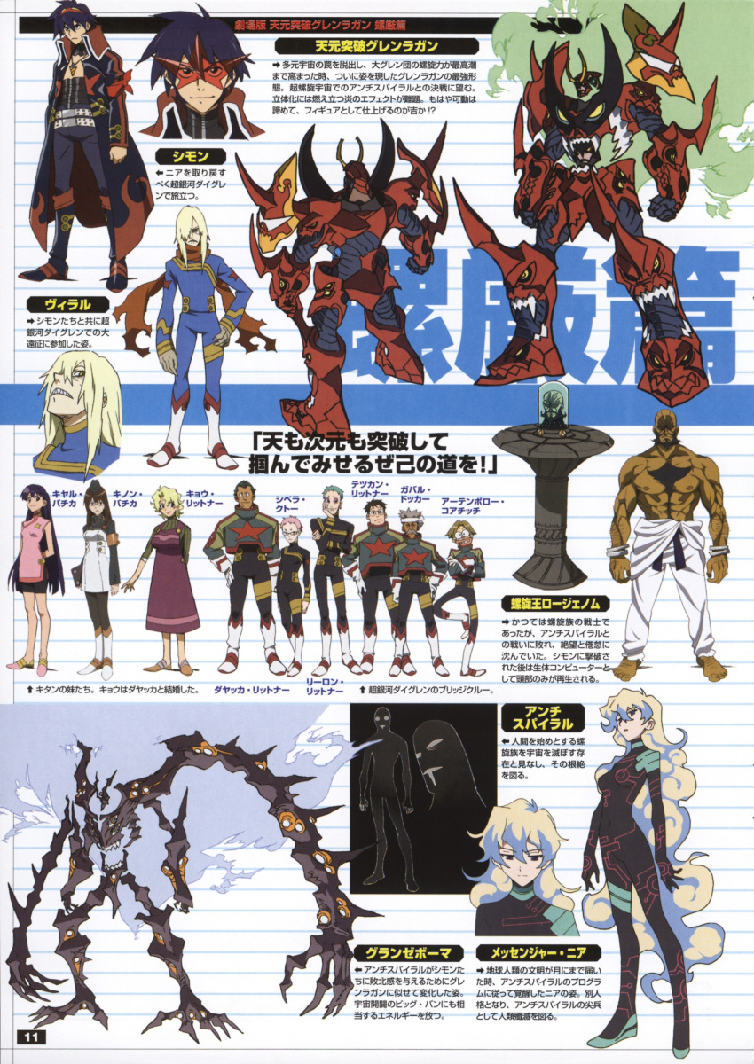 antispiral, antispiral_nia, attenborough_cortitch, cybela_kuto, dayakka, gabal_docker, grand_zamboa, kinon